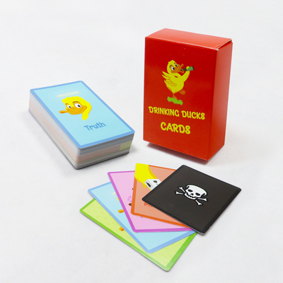 kopen Aangepaste Kaarten Aangepaste Design Printing Voor Eend Drinkfeest Grappig Papier Spel online manufacture
