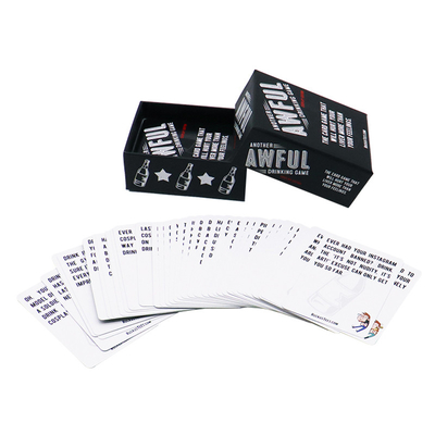 kopen CMYK / Pantone kleurenprinten Op maat gemaakte ontwerpen Volwassenen Casual Activity Drinking Card Game online manufacture