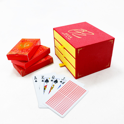kopen Gepersonaliseerd logo en ontwerp Speelkaarten voor professionele casinospellen online manufacture