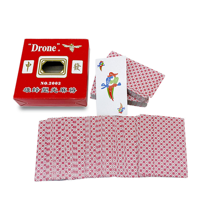 kopen Dubbele doos Set Hand Papier Mahjong Kaart Classic Edition Game Kaarten spelen Voor familie feest online manufacture