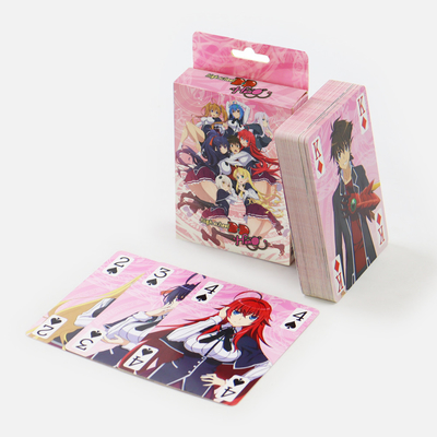 kopen Gepaste milieuvriendelijke geprinte anime poker decks pakketten met textuur oppervlak afwerking online manufacture