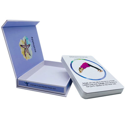 kopen Custom Design Yoga Pose Cards Voor Familie Spel Papier Materiaal En Educatief Leren online manufacture