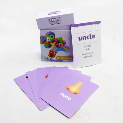 kopen Gedrukte brieven Flash Card Learning For Kids Custom Logo Design Intelligentie Speelgoed online manufacture