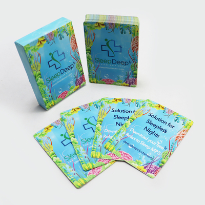 kopen Custom Design Flash Cards Printing Sleepless Problem Solution voor ontspannende slaapmuziek online manufacture