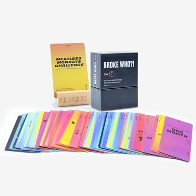 kopen Interactief financieel schuldkaart spel voor volwassenen jongeren feest papier print dek online manufacture