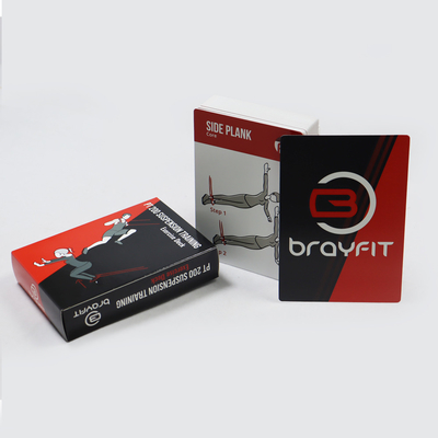 kopen Gepersonaliseerde educatie Sport spel kaarten Oefening met doos Voor volwassenen Gepersonaliseerde gezinsfitness online manufacture