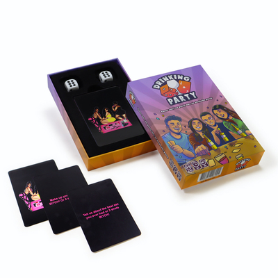 kopen Custom Content Tafelspel Drinkfeest Spelkaarten Spelen Voor Volwassenen Custom Surface Finishing In PDF Artwork Format online manufacture