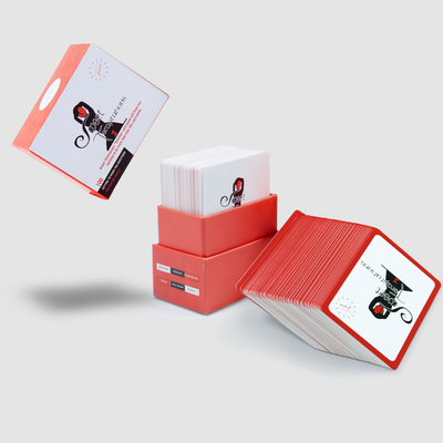 kopen Gepersonaliseerd logo koppel date vraag gesprekken kaartspel gedrukt zoete gesprekspel kaart met deksel en basis doos online manufacture