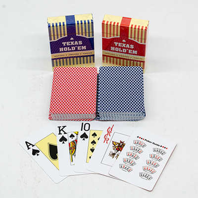 kopen Aangepaste bedrukte 0,3 mm PVC plastic casino speelkaarten online manufacture