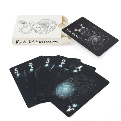 kopen Op maat gemaakte 4 hoek gemarkeerde magische speelkaarten gepersonaliseerd pokerdeck online manufacture