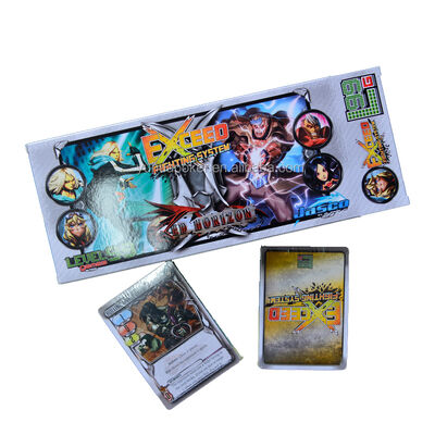 kopen Custom design accepted paper trading cards deck printing holographic game card battle character game online manufacture