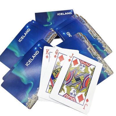 kopen Eco-vriendelijke op maat gedrukte speelkaarten 57x87mm Spelkaarten voor feesten en promoties online manufacture