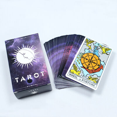 kopen Op maat gemaakte Tarotkaarten met CMYK 4 kleur Offset Printing en gids inbegrepen online manufacture