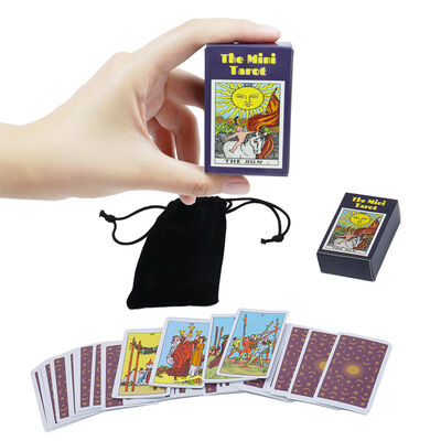 kopen Op maat gemaakte Tarotkaarten met CMYK 4 kleur Offset Printing en Shrink-wrap verpakking online manufacture