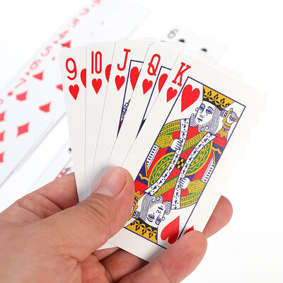 kopen Gepersonaliseerd Topkwaliteit Papier Spelkaarten Poker Set Poker online manufacture