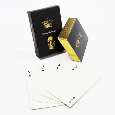 kopen Gepersonaliseerde speelkaarten met gouden rand, gepersonaliseerd ontwerp en milieuvriendelijk materiaal voor feesten en promoties online manufacture
