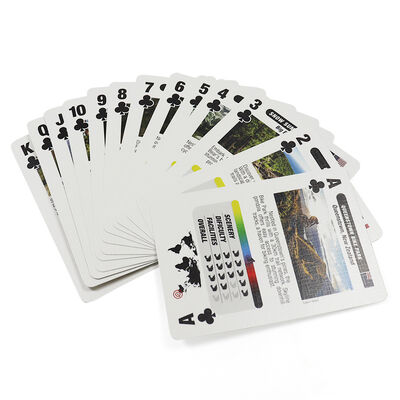 kopen OEM-spelkaarten op maat met waterdicht duurzaam plastic en gepersonaliseerd logo-print online manufacture