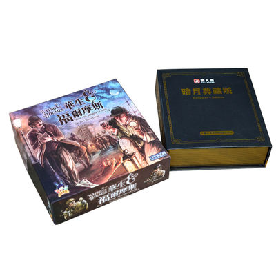 kopen Spel van de vlek het UV Gepersonaliseerde Raad met Gouden in krimpfolie verpakte Foliedoos online manufacture