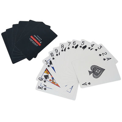 kopen 57x87mm Casino Plastic Speelkaarten met Douanedruk Logo Barcode online manufacture