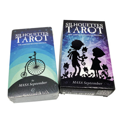 kopen 70*120mm Voor het drukken geschikte Tarotkaarten, de Kaarten van Halloween Oracle van de linnentextuur online manufacture