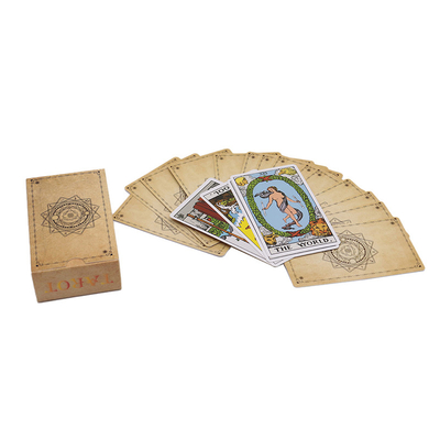 kopen Douane Gedrukte Mini Tarot Cards With Guidebook-Vernisoppervlakte online manufacture