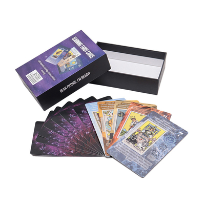 kopen Klassieke Unio Mystica Tarotkaarten Met Gids Boek Op maat gemaakt Logo Printing Beginner Annotatie Papier Tarot online manufacture