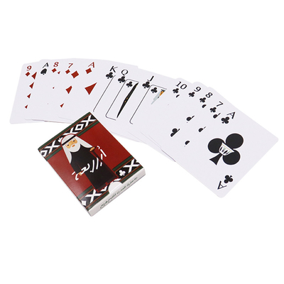Beeldverhaal Waterdichte Plastic Speelkaarten 54pcs met Normaal Tuck Box Lamination