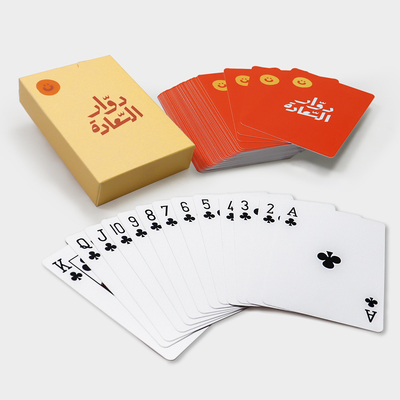 Groothandel op maat volkleurend drukwerk pvc poker flash kaartspel plastic ontwerp van uw logo speelkaarten