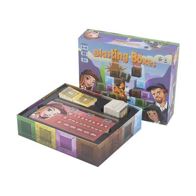 Gepersonaliseerd Poeder Ludo Sling Puck Small World Board Game Karton Papier OEM Fabriek