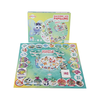 Custom Design Printing Table Top Children's Board Carrom Game met CMYK/Pantone kleuren