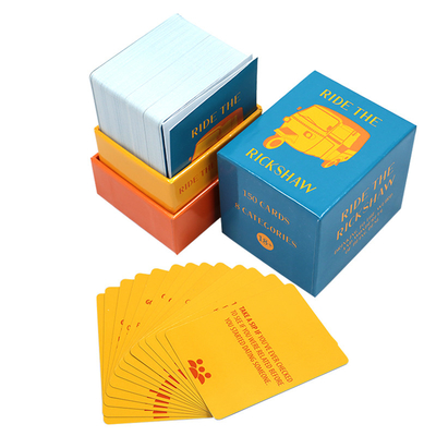 Custom Multi Interactieve Partij Drankkaarten Bordspellen Met Warm Stempelen Afwerking