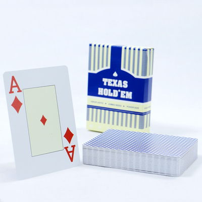 Rts Jumbo Fun Plastic Spelkaarten met Custom Printing Aanpasbare Poker Decks