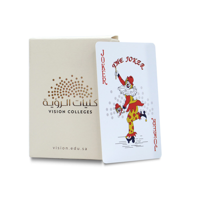 Saoedi-Arabië 100% PVC speelkaarten verkoop met aangepaste oppervlakte afwerking en logo
