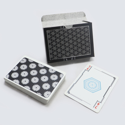 Aanpassen Kaartspel Geprinte Kaarten Drawer Case Aanpassing Zilveren Stempel Poker