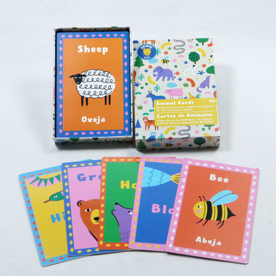 Op maat gemaakte kleurenprinters voor educatieve flashcards