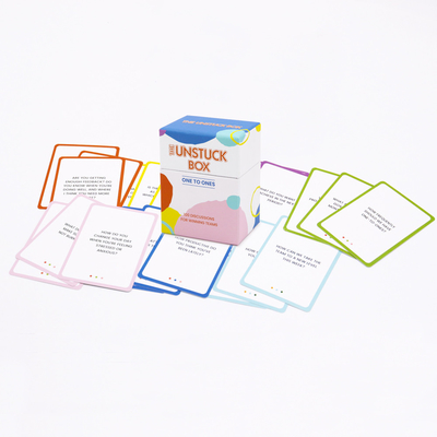 Normal Printing Company Custom Team Vraag Discussion Kaart Spelontwerp met 100 kaarten