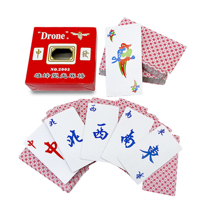 Double Box Set Custom Design Mahjong Spel Kaarten Spelen Leuk Voor Familie feest