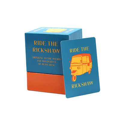 Custom Drinking Card Printed Private Label Card voor volwassenenfeest Sport Drinking Game