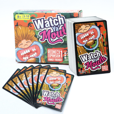 Paper Normal Watch Ya Mouth Board Game OEM Speelkaarten Flash Cards Normal