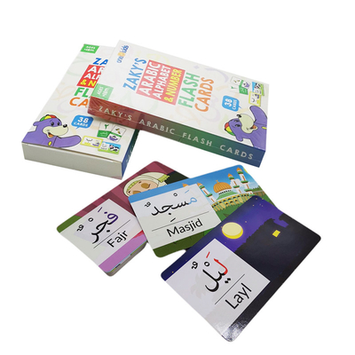 Eco-vriendelijke flashcards aangepaste oefenkaarten voor het Arabisch onderwijs van kinderen