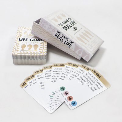 Custom Daily Positive Real Life Cards Vraag Tip Fabriek Printing Card Affirmation Personnalis Kaarten Spel Voor Volwassenen