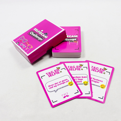 Gepersonaliseerd Spelen Papier Kaarten Spel Druk Volwassenen Party Vraagspel Kaart Gelukkige Familie Spel Kaart