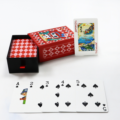 Aangepaste speelkaarten met zwarte kern voor feesten en cadeaus
