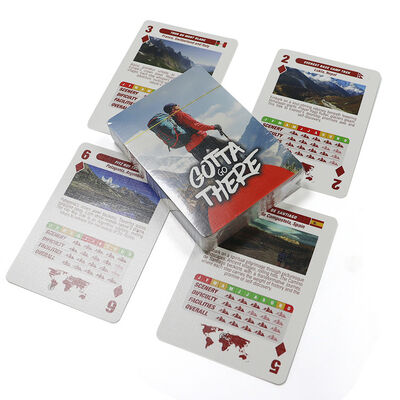 Custom Pokerkarten met Blackcore Papier en Custom Design Bedrukking in 57x87mm Formaat voor Spellen voor Volwassenen en Promoties