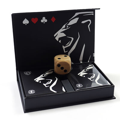 Custom Logo Black Core Paper Luxe Box Spelkaarten voor games en promoties voor volwassenen