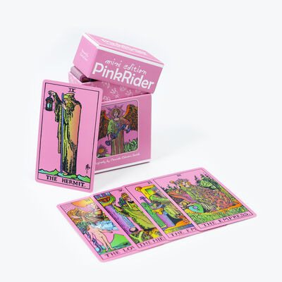 Op maat gemaakte CMYK Druk 300-400gm kunstpapier Tarotkaarten met gids
