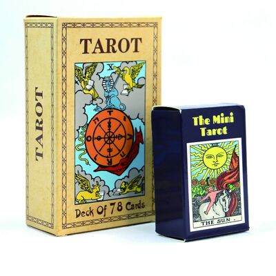 Op maat gemaakte Tarotkaarten met 310 gram zwart papier en gratis monsters