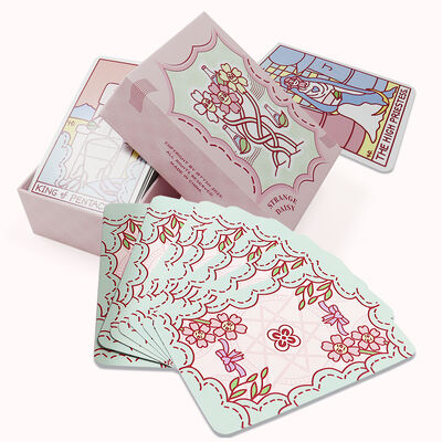 Luxe Tarotkaarten met Maan en Sterren en Eigen Logo - Duurzaam Printbaar Papier voor Feesten en Spellen