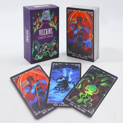 Gepersonaliseerd ontwerp Handgemaakt Gouden ontwerp Spelkaarten Deck Tarot kaarten te koop