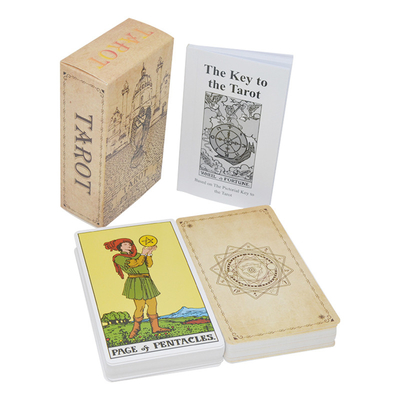 Uniek Tarot 63x88mm van het Tarotdek Mat With Guidebook Entertainment